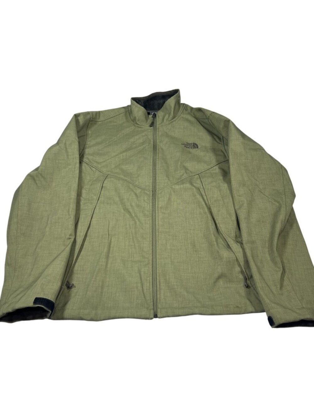 The North Face Mens Green Apex Chromium Thermal Full Zip Jacket Size XL
